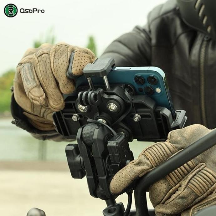 Osopro Phone Holder Crab Black