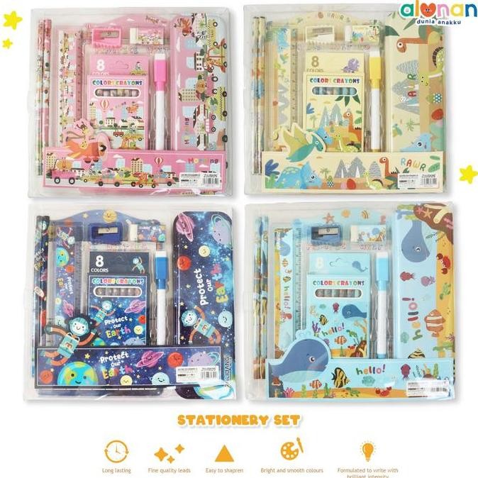 

Alunan Kids Stationery Set - Set Alat Tulis Anak Sekolah