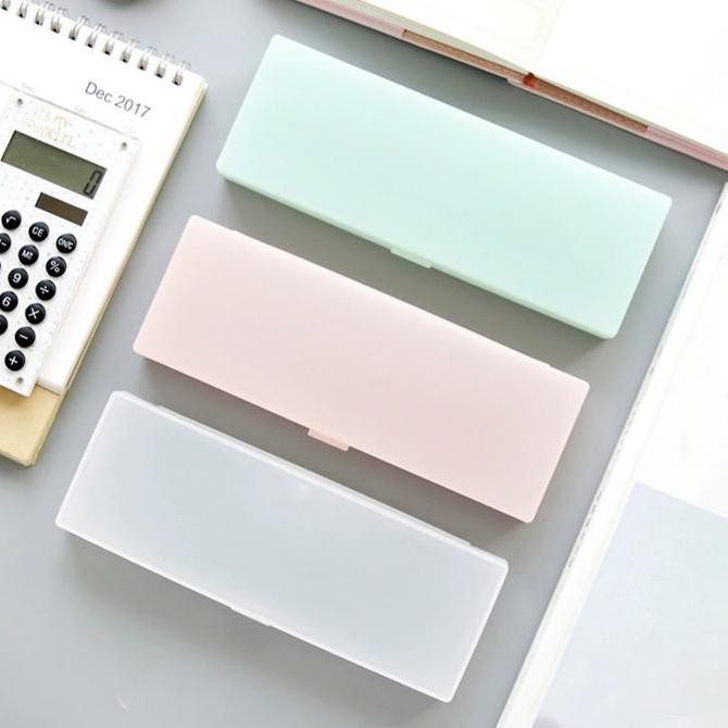 

Kotak Pensil Transparan Polos Tempat Pensil