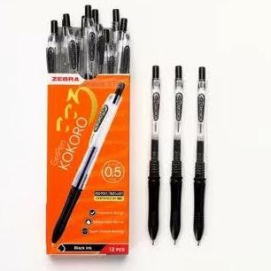 

Bolpoin Gel Pen Kokoro Zebra 0.5 ( Isi 12 Pcs )