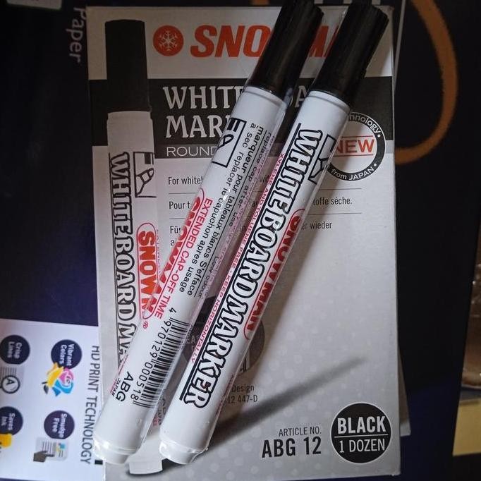 

Spidol Snowman Whiteboard Abg 12 Harga 1 Pack Isi 12 Pcs
