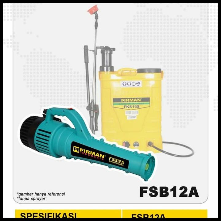 Boster Pump Untuk Knpasack Gun Blower Firman FSB 12A FSB 12 A