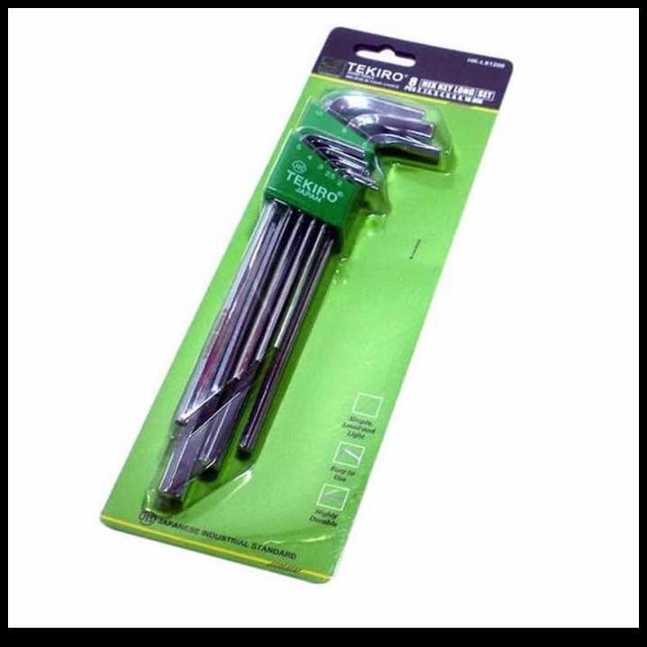 Kunci L Panjang 1set Tekiro 8pcs