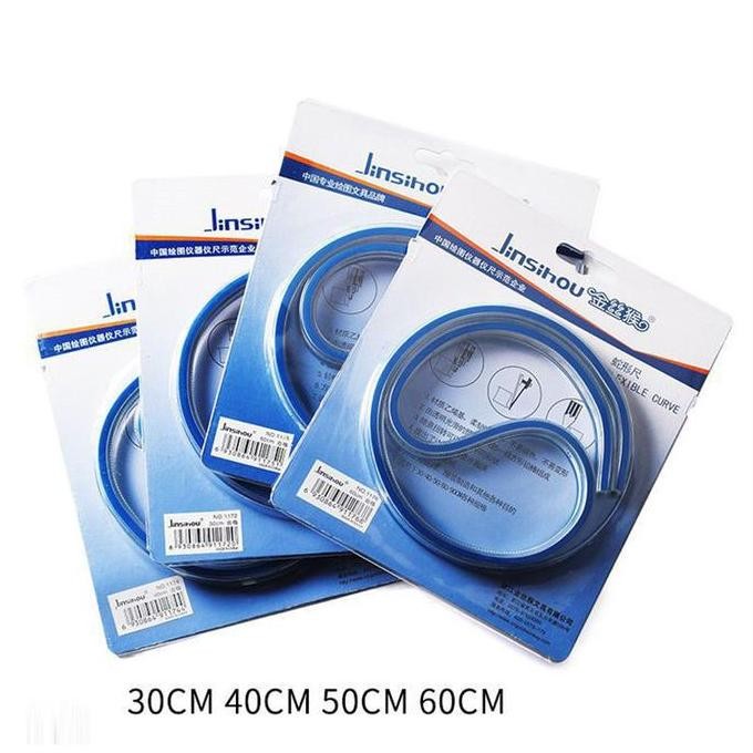

Flexible Curve Ruler Technical Measuring Tool Penggaris Garisan Teknik Super Lentur