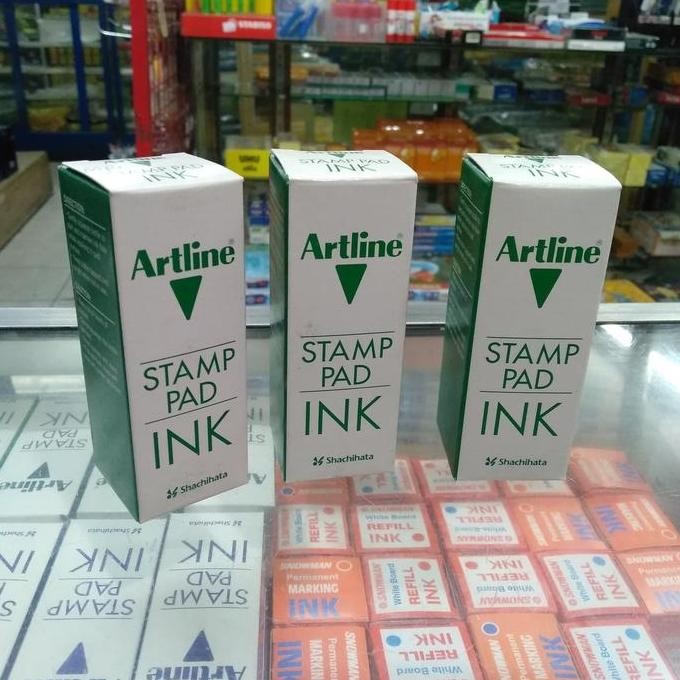 

Artline Stamp Pad Reffil Warna Hijau / Tinta Stempel Artline