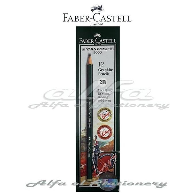 

Faber Pencil 2B (Pak Isi 12) Pensil Ujian Graphite Pencils Grade Exam
