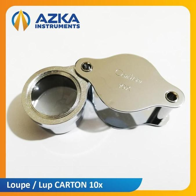 

Kaca Pembesar Hand Lens Lup Geologi Loupe Carton 10X