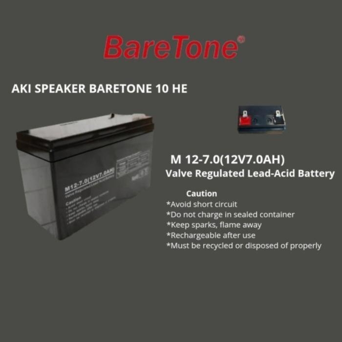 akai baterai  speaker portable max10HE BWR 12