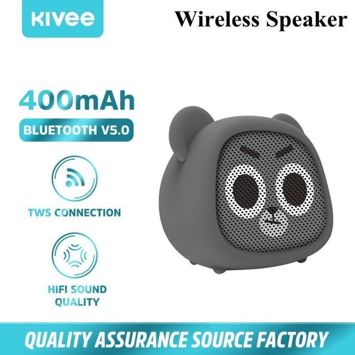 KIVEE Wireless Portable Bluetooth speaker MW12 kado hadiah BERUANG