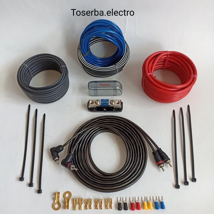 Paket kabel full set instalasi speaker 3way audio mobil Terbaik Berkualitas
