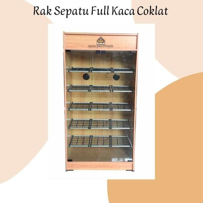 Rak Sepatu Full Kaca Lemari Sepatu Full Kaca Rak Sepatu Murah