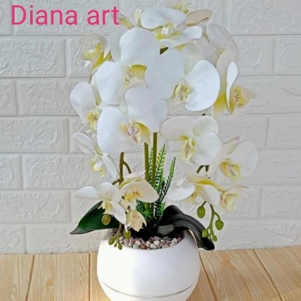 Bunga Anggrek#Anggrek Hias#Anggrek Artificial#Bunga Plastik#Murah#
