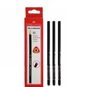 

Faber Castell 111832 Tri Graph 2B Black Isi 12