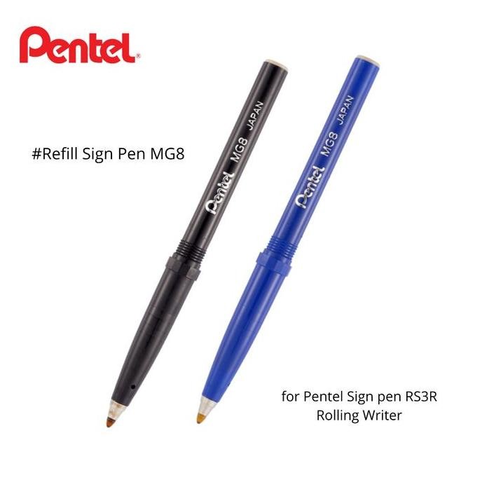 

Refill Sign Pen Pentel Mg8 Tip 0.8 Mm For Pentel Rs3Br Rolling Writer