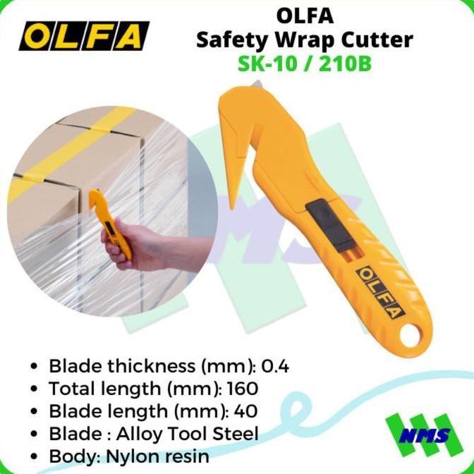 

Terbaru! Pisau Plastik & Tali Safety Cutter Olfa Sk-10