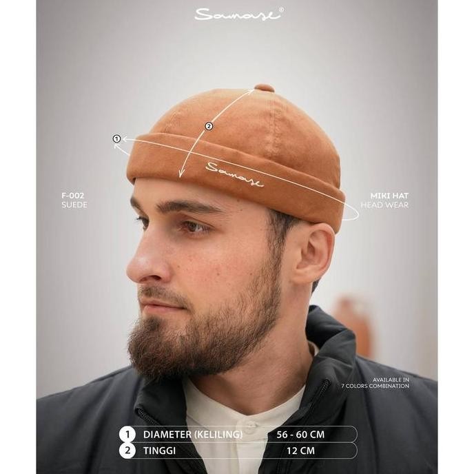 Promo Miki Hat Samase Peci Cap Hitam Jaring