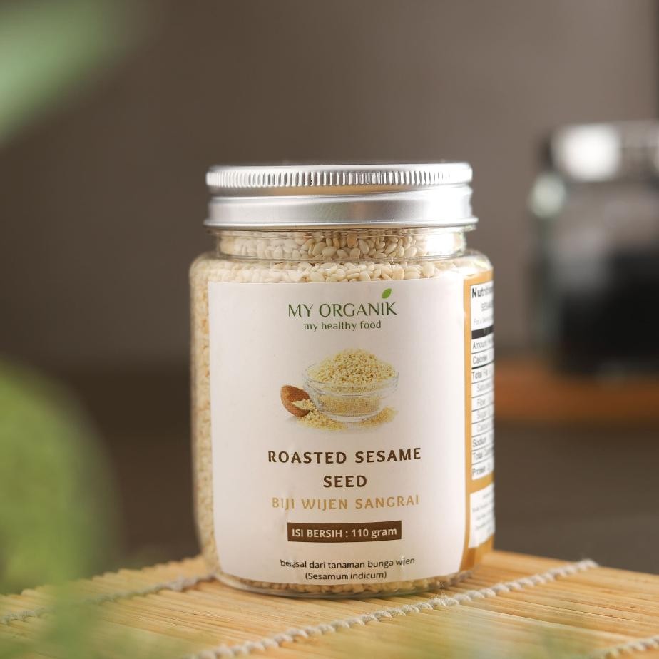 

My Organik Wijen Putih Sangrai Halal Wijen Panggang 180G Toasted Roasted Sesame See