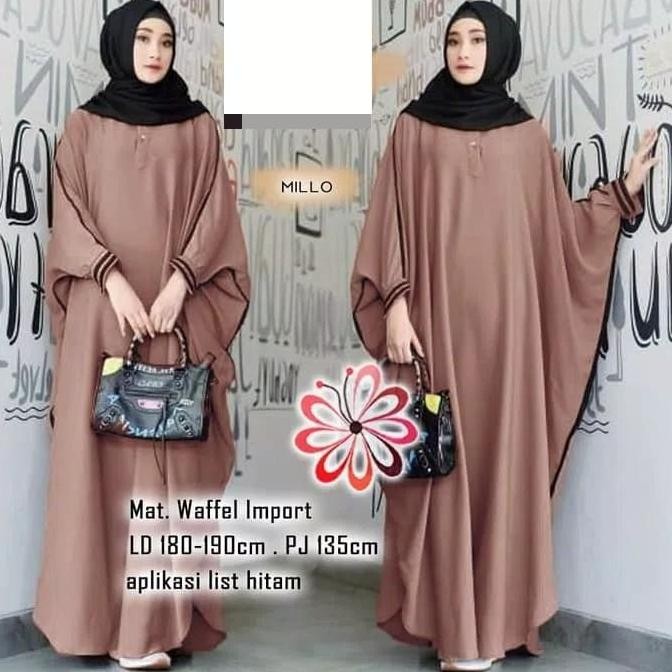 ABAYA SIZE XXXL ANAIYA / GAMIS SUPER JUMBO ANAIYA ( 5 WARNA )