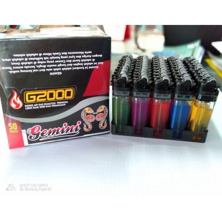 KOREK RODA G2000 GEMINI ISI 50 PCS | KOREK G2000 GEMINI | KOREK RODA GEMINI - FLASH SALE