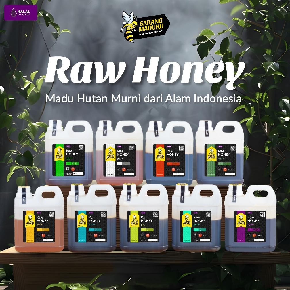 

(Terbaru) Sarang Maduku Madu Asli Madu Hutan Liar 100% Raw Honey 1Kg (Terlaris)