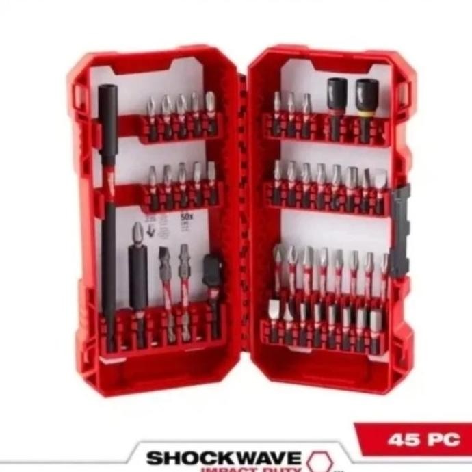 Milwaukee 48-32-4023 Shockwave 45Pcs Mata Obeng Set