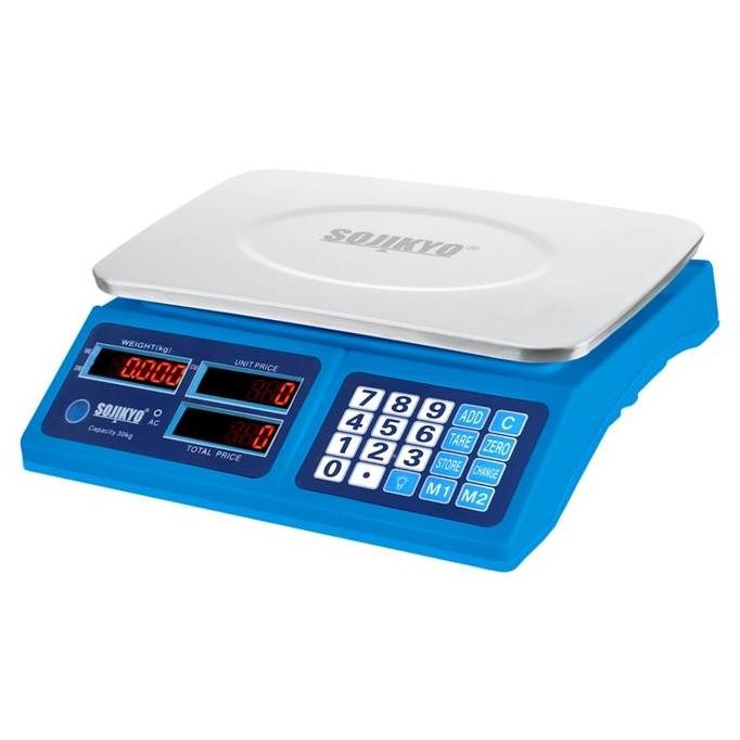 Timbangan Digital Sojikyo Acs-30Clfb(30Kg & Nyala Tp Listrik)