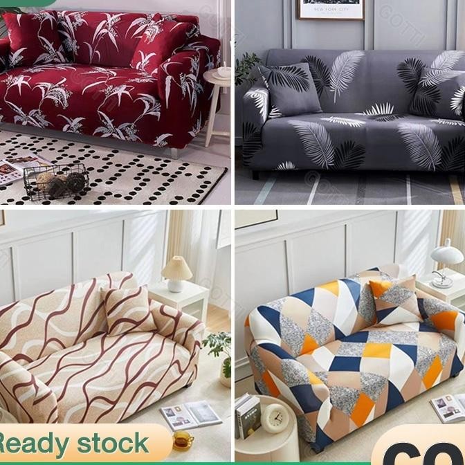 Sarung Sofa Sarung Sofa Elastis Sarung Sofa 123 Dudukan Sarung Sofa Anti Selip