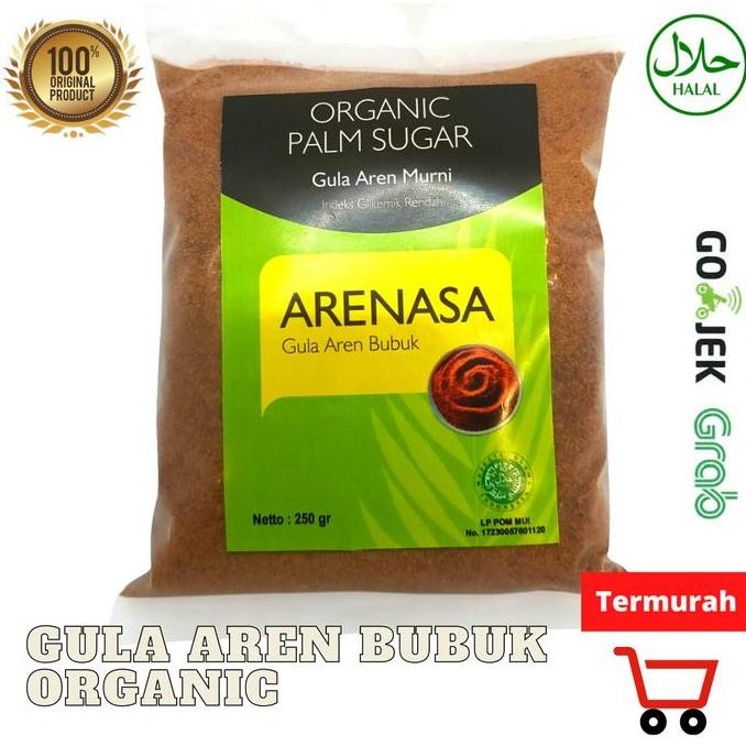 

Baru Gula Aren Bubuk Organik 1kg / Arenga Sugar / Gula Semut Asli
