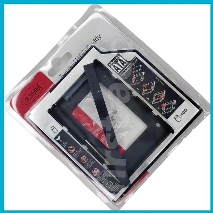 Sale Caddy Hdd Ssd 9.5Mm Slim Lenovo S410P G40-30 G40-45 - Bracket Hardisk Laptop
