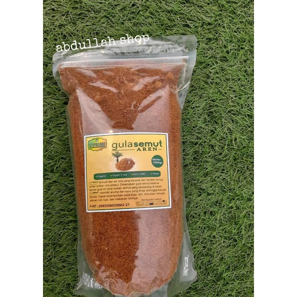 

Baru Gula Semut Aren Syifacare 1kg - Gula Semut Organik Asli Alami