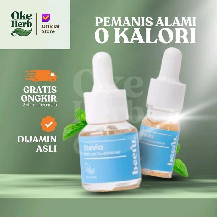 

Baru Beeru Stevia Tetes 5ml / 15ml - Gula Stevia Bebas Kalori Alami