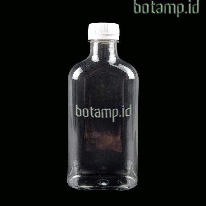 (Allthebest) Pabrik Produksi Botol Plastik Madu Gepeng 300ml Bening