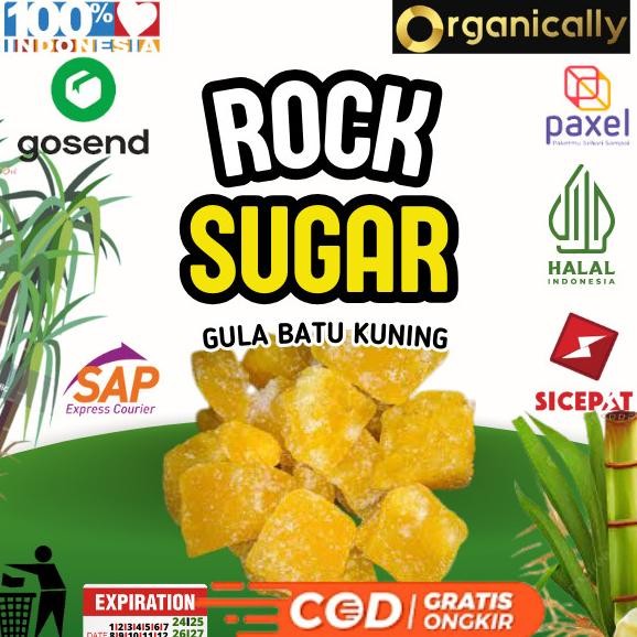 

Baru Gula Batu Kuning Cap Gajah 1kg - Gula Batu Cirebon HALAL