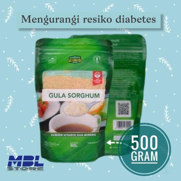 

Baru Gula Sorgum 500gr - Gula Alami Rendah GI Non Tebu