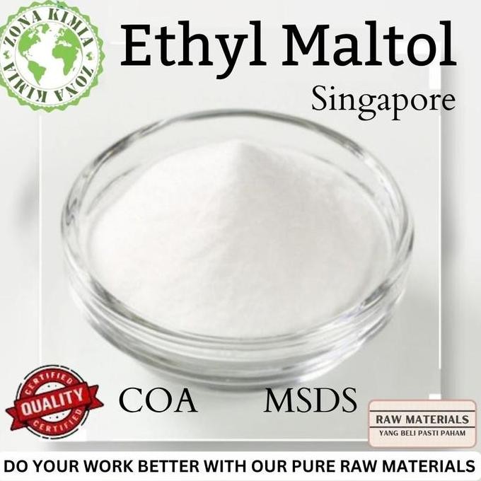 

Baru Ethyl Maltol Singapore Sweetener Food Grade Aroma Kuat 100g