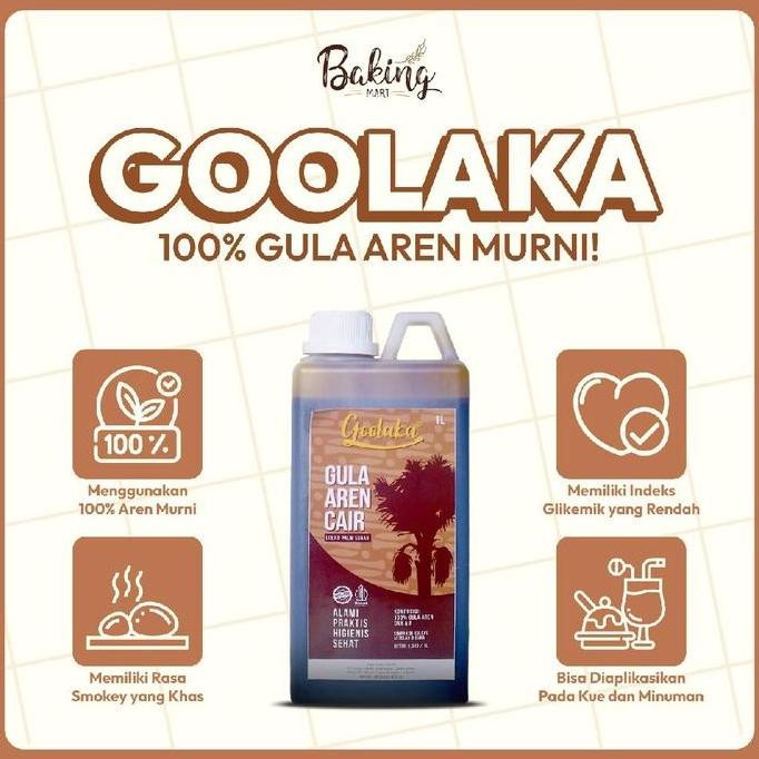 

Baru Gula Aren Cair Goolaka 1 Liter - Gula Murni Untuk Kopi & Minuman