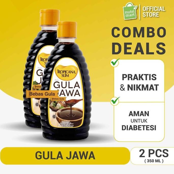 

Baru Twin Pack Tropicana Slim Gula Jawa 350ml - Sirup Aren Bebas Gula
