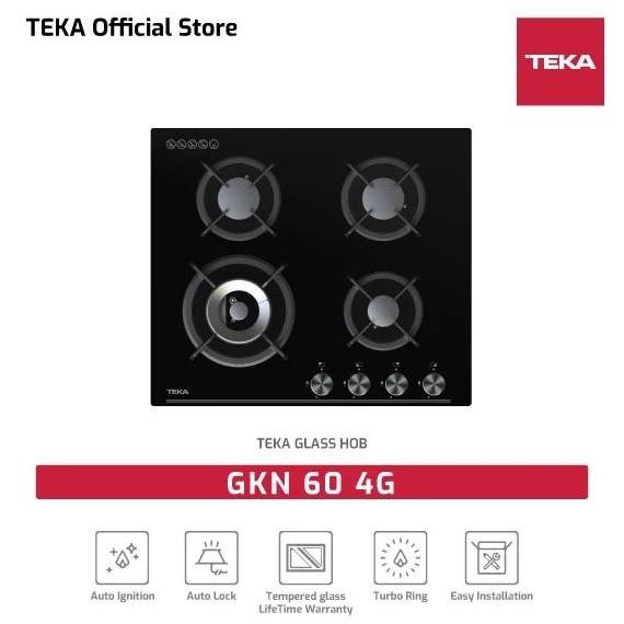 (cook) Teka Kompor Tanam Gas 4 Tungku GK LUX 60 4G 60 cm