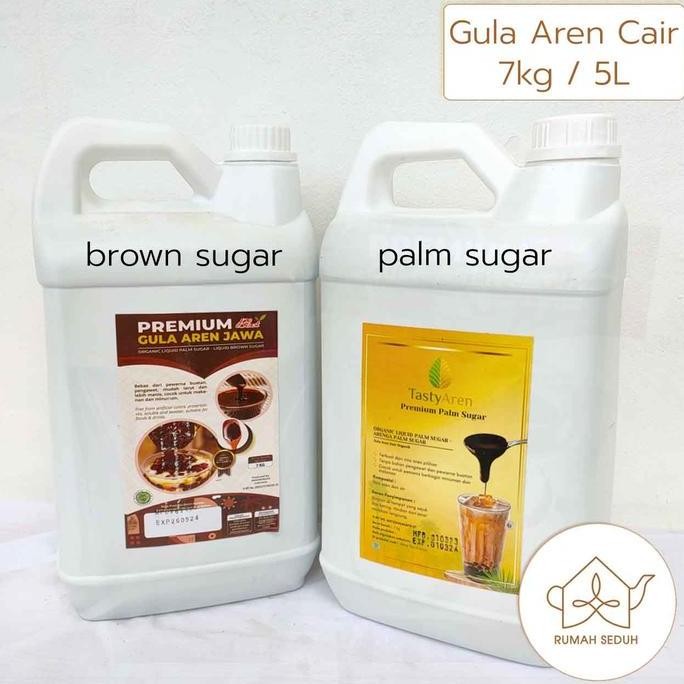 

Baru Sirup Gula Merah Premium 5 Liter Jerigen | Brown Sugar Syrup Aren