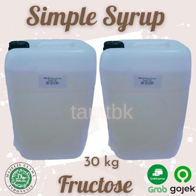 

Baru Fruktosa / Gula Cair Simple Syrup 30kg - Khusus Gojek/Grab