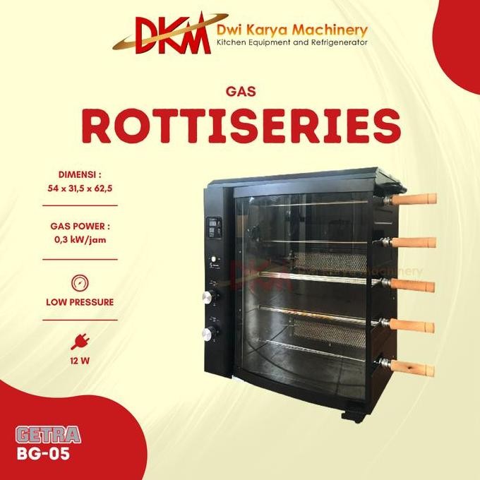 Gas Chicken Rottiseries Bg-05 Getra( Oven Panggangan Ayam/Bebek)/Oven
