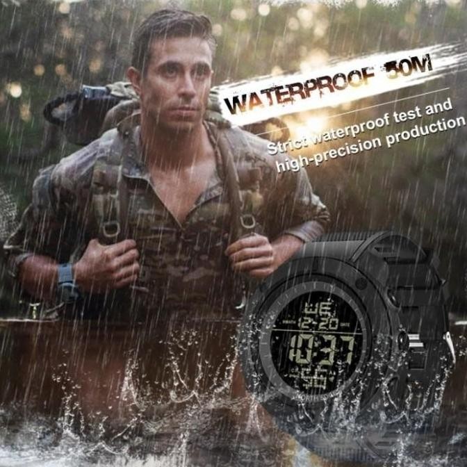 Sale North Edge Tank Digital Military Army Sport Watch Waterproof 50M