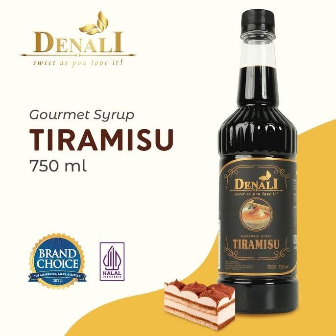 

Baru Denali Syrup Rasa Tiramisu 1L - Sirup Minuman Premium Rasa Dessert