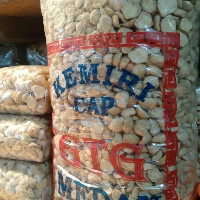 

Baru Kemiri Pecah Medan 1kg - Kemiri Kupas Fresh Siap Masak