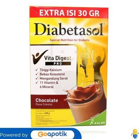 

Sale Diabetasol Susu Rasa Coklat 600 Gram Box