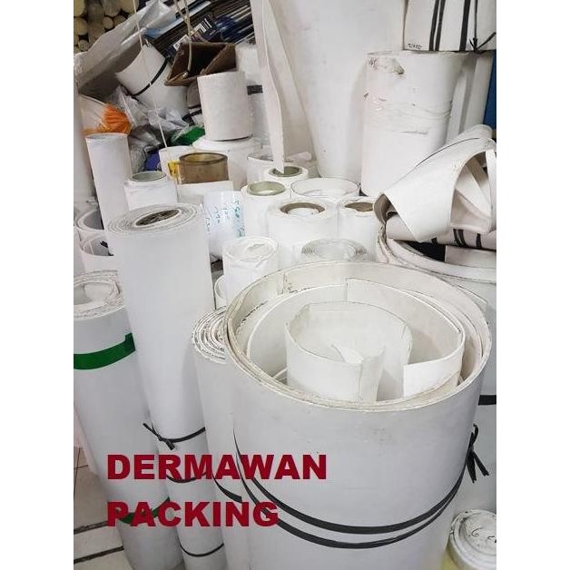 Murah Teflon Lembaran / Ptfe Sheet 5 Mm 10Cm X 100 Cm