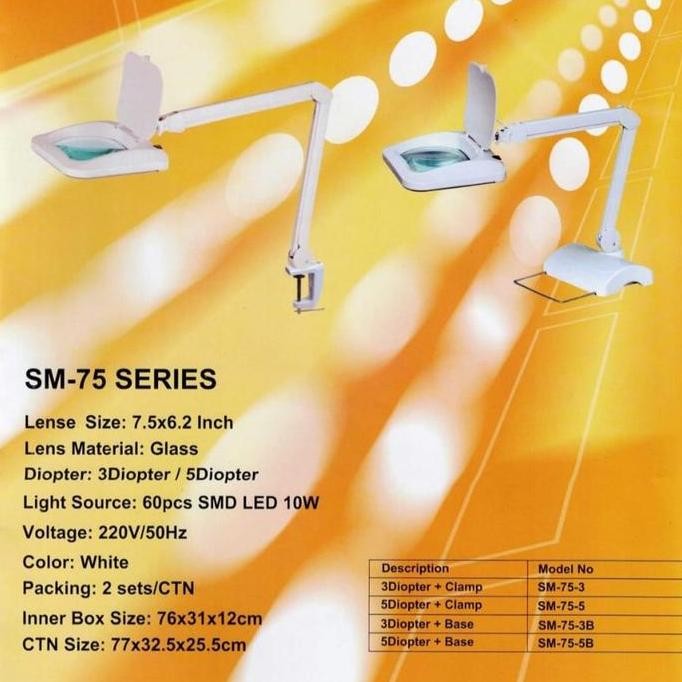 

Sanfix Sm-75-3 Lampu Kaca Pembesar / Magnifying Lamp / Sm-75-5