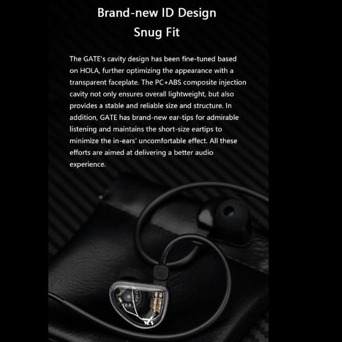 Truthear Gate True Tru Thear Gate 10mm Dynamic Driver In-Ear Headphone Earphones