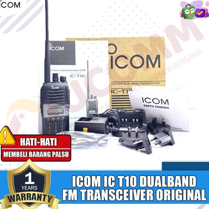 Sale Icom Ic T10 Dualband Ip67 Ht Icom Dual Band Ic-T10 Waterproof Original