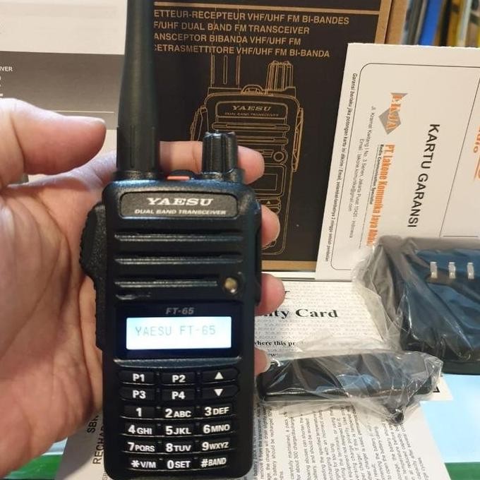 Grosir Yaesu Ft-65Re Ht Dual Band Ori Garansi 1 Thn Ft65 Ft65R Ft-65R Yaesu